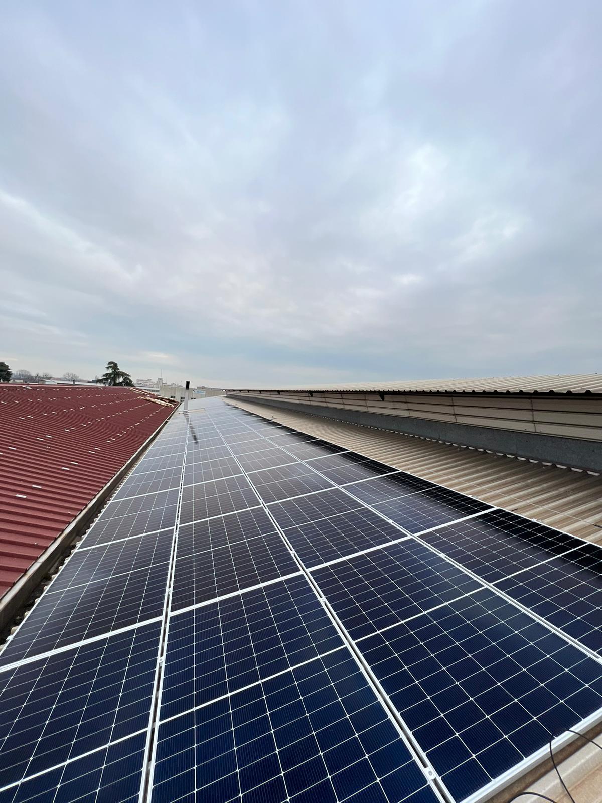 Impianto fotovoltaico industriale