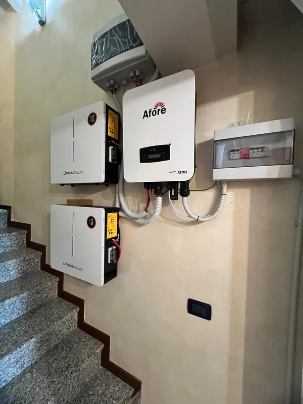 Impianto fotovoltaico su tetto residenziale